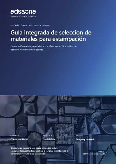 Cover of the Integrated Material Selection Guide for stamping
